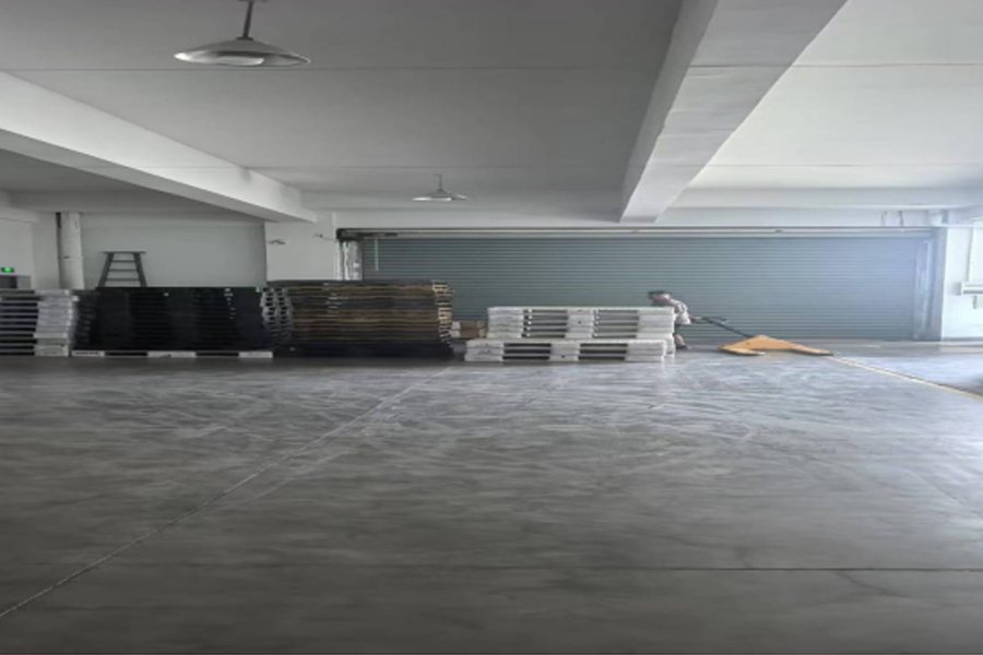 ধূসর ফ্যাব্রিক উৎপাদন-উপকরণ এলাকা