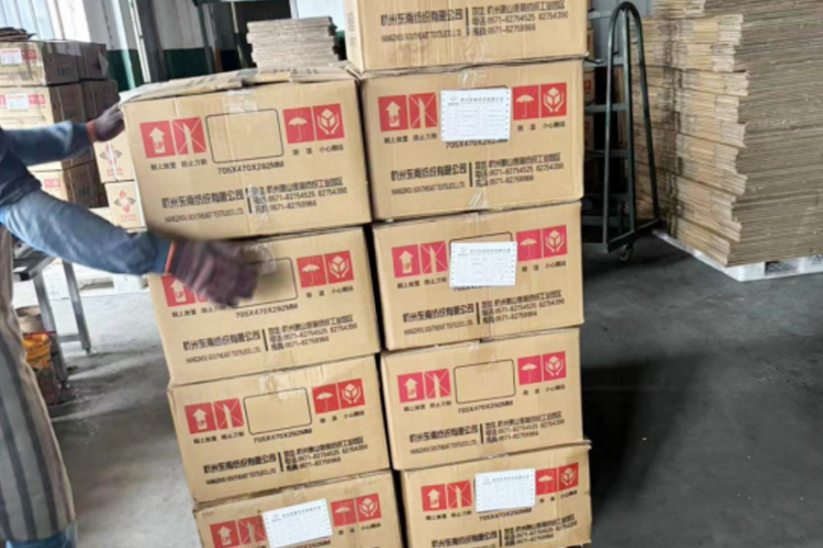 DTY উৎপাদন-প্যাকেজিং এলাকা