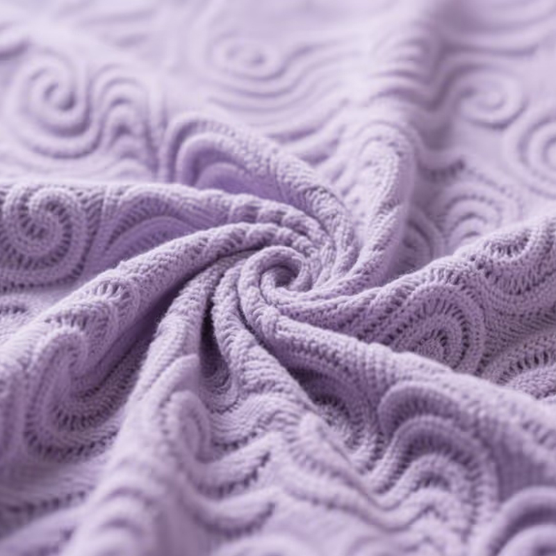 ফাঁপা উত্তল স্থানান্তর jacquard ফ্যাব্রিক